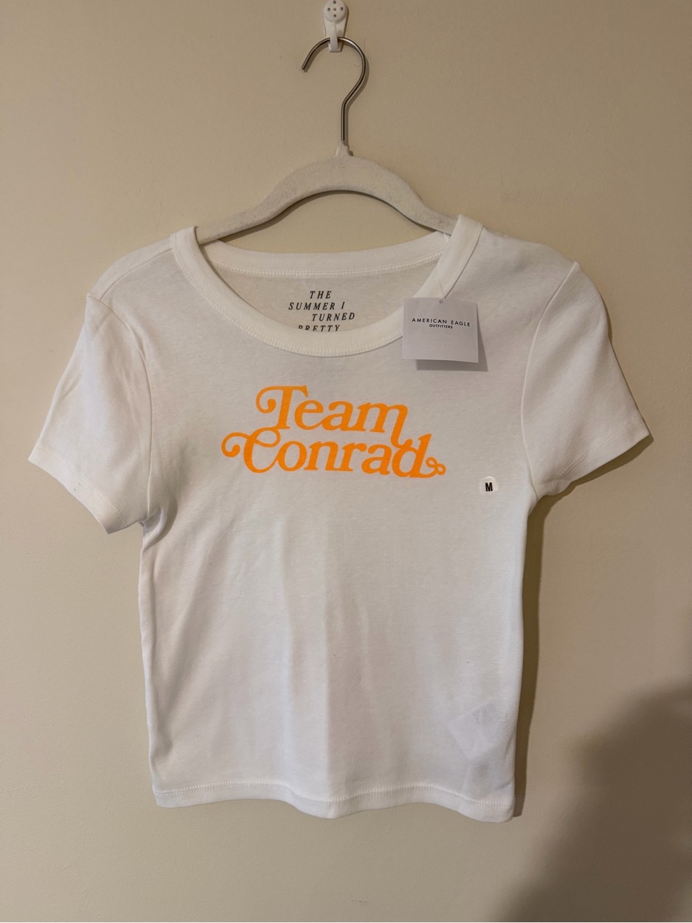 NWT American Eagle Outfitters Team Conrad White Tee